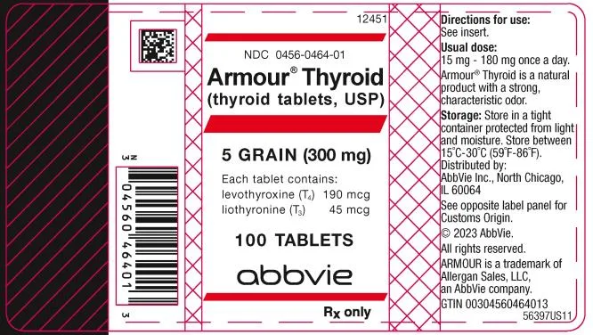 Armour Thyroid 300 mg