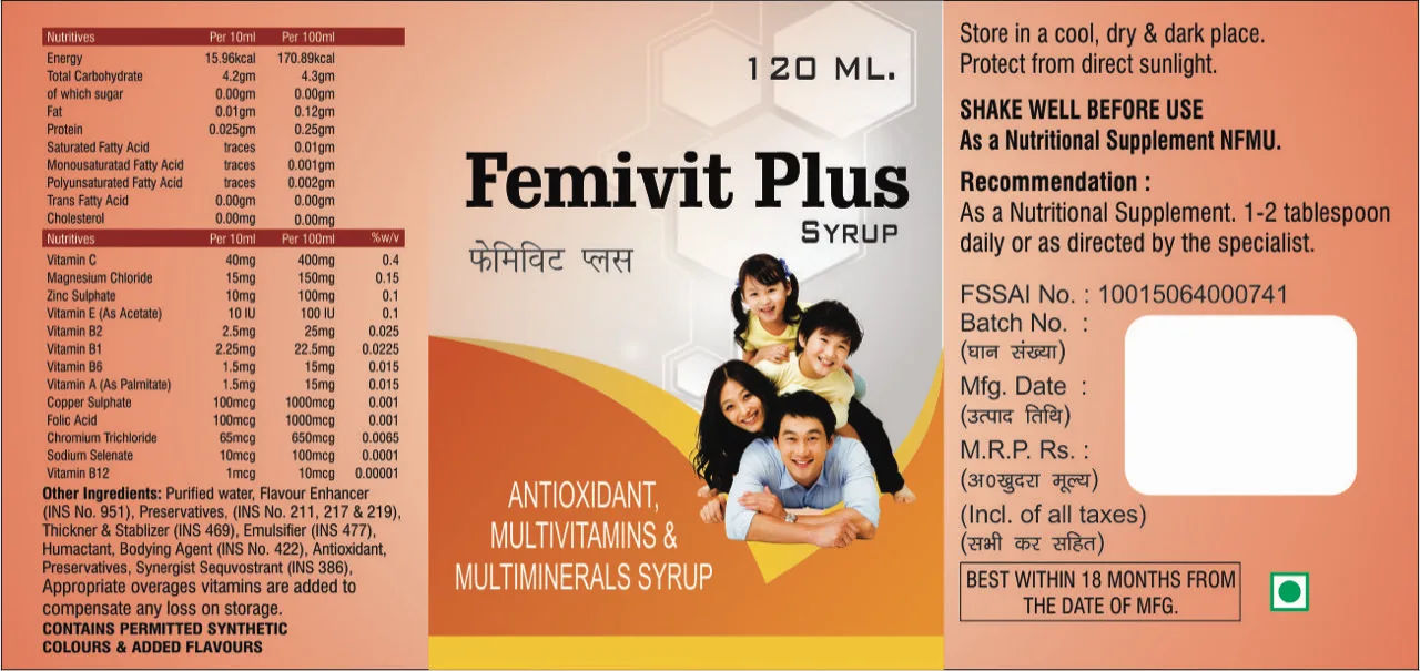 Femivit Plus Syrup120