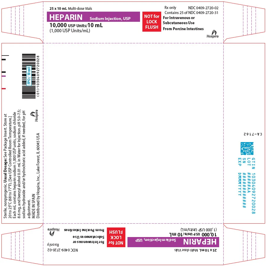 Heparin Inj  1000 I.U./ml
