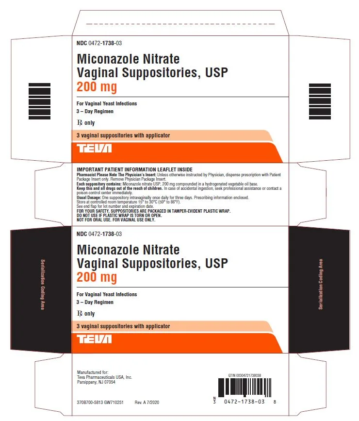 MICONAZOLE NITRATE suppository