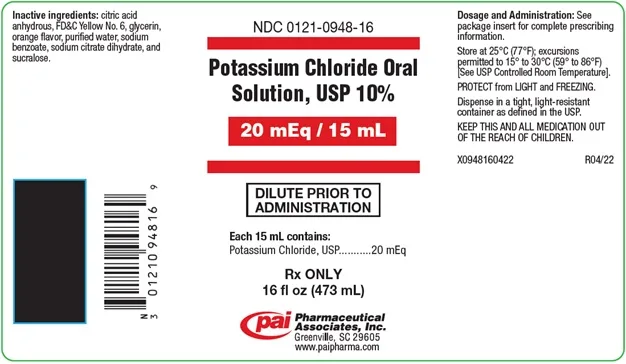 POTASSIUM CHL Oral soln