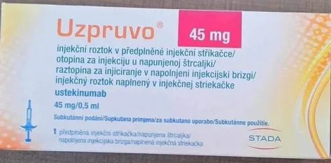 Uzpruvo 45mg