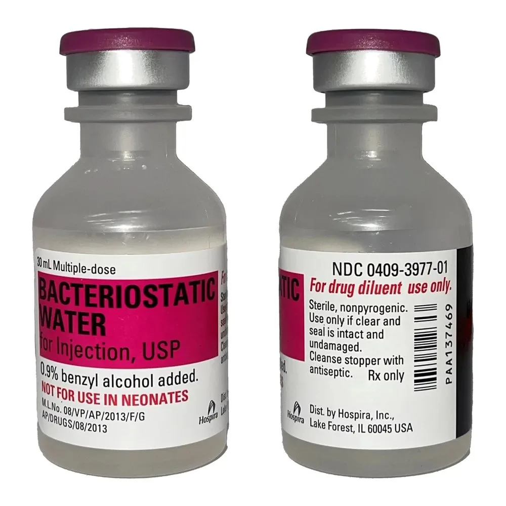 Buy WATER BACTERIA VIALS (Bacteriostatic Water for Injection with ...